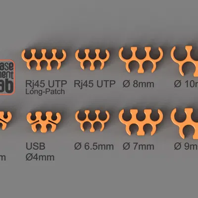 Kẹp Tổ Chức Dây Cáp / Kẹp Dây Cáp - RJ45, USB & Các Kích Cỡ Khác