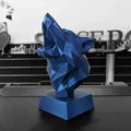Tượng Đầu Sói Hình Học - Thumbnail 1