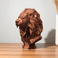 Tượng Đầu Sư Tử Hình Khối Học (Geometric Lion Bust) - Thumbnail 1