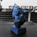 Tượng Đầu Sói Hình Học - Thumbnail 4