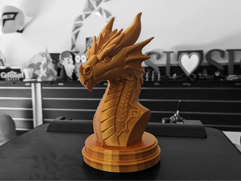 Tượng Rồng Sét - Rồng Sét Bão Tố Mạnh Mẽ - Image 1