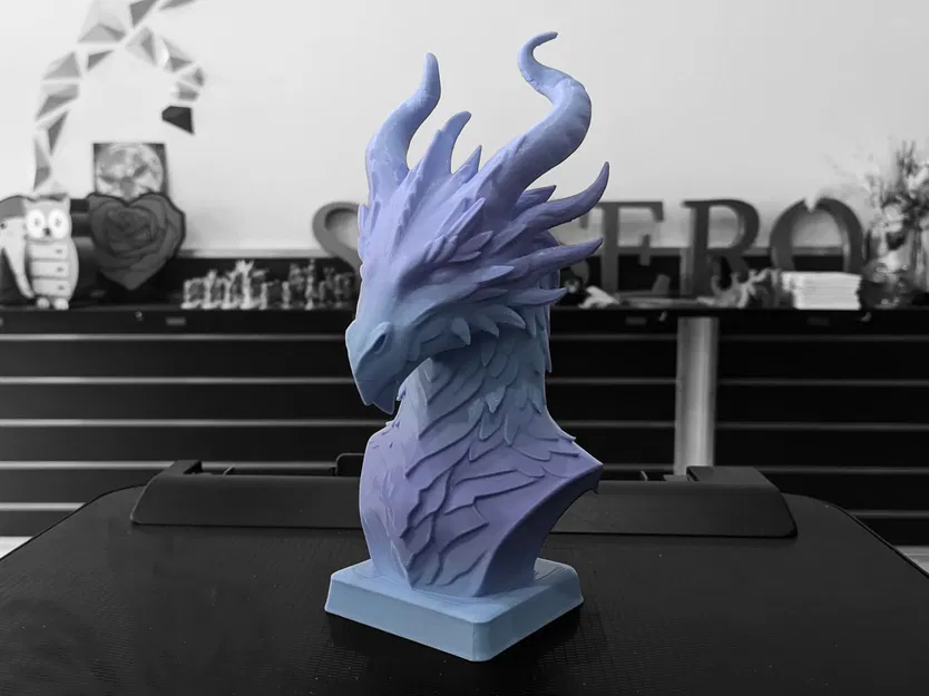 Tượng Rồng Vũ Trụ - Cosmic Dragon Bust - Image 1