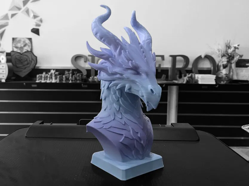 Tượng Rồng Vũ Trụ - Cosmic Dragon Bust - Image 3