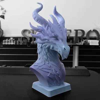 Tượng Rồng Vũ Trụ - Cosmic Dragon Bust