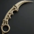 Dao Găm Xương Khủng Long Kiểu Karambit - Thumbnail 1