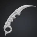 Dao Găm Xương Khủng Long Kiểu Karambit - Thumbnail 4