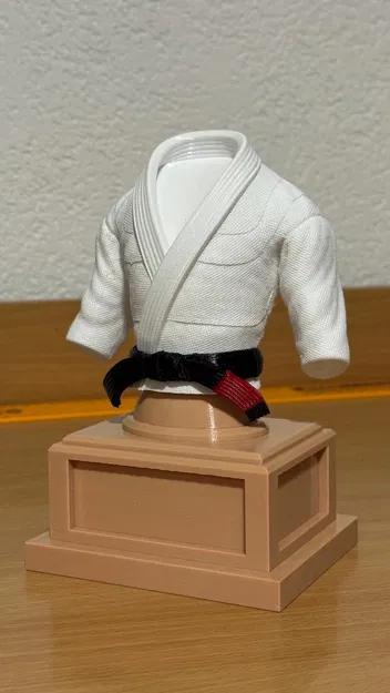Cúp Gi Jiu Jitsu | Mô Hình Kimono BJJ Có Thắt Lưng - Image 1
