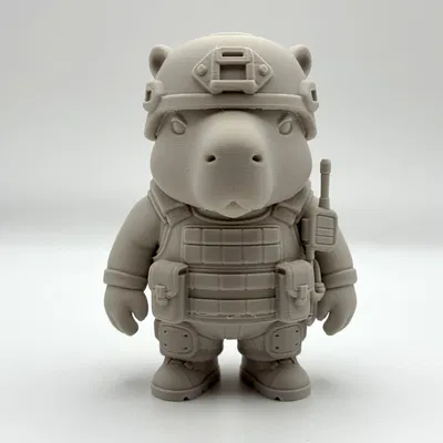 Capybara Quân Đội – Đáng Yêu Chiến Thuật