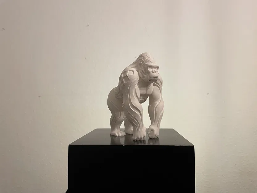 Tượng Khỉ Đầu Vàng Hexa - Image 2