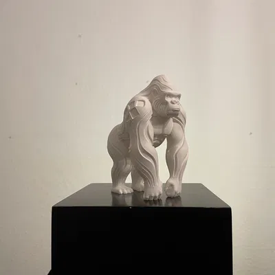 Tượng Khỉ Đầu Vàng Hexa