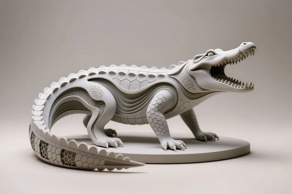 Krokodil, Tượng Hexa - Image 1