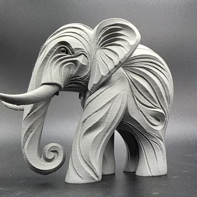 Voi Chạm Khắc Gỗ