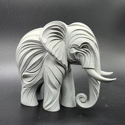 Voi Chạm Khắc Gỗ