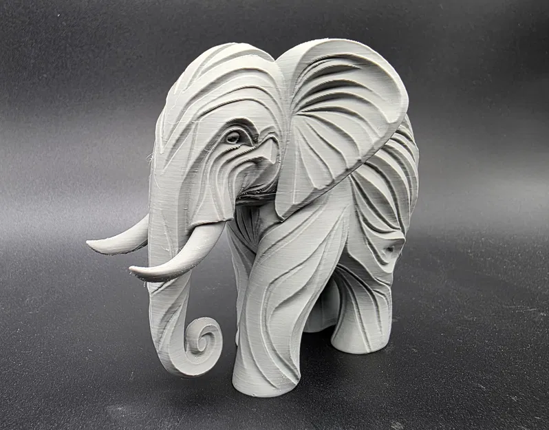 Voi Chạm Khắc Gỗ - Image 6