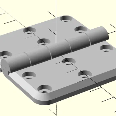 Bản lề nối cánh cửa có thể tùy chỉnh với cạnh vát