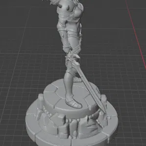 Nữ Chiến Binh Gợi Cảm – Mô Hình Sơn Giả Tưởng