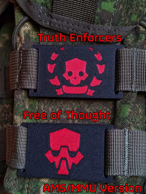 Móc khóa MOLLE Helldivers Truth Enforcers cho máy AMS/Không AMS - Image 2
