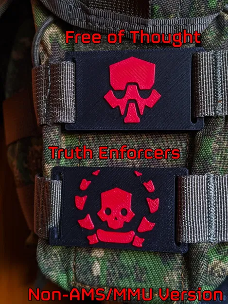 Móc khóa MOLLE Helldivers Truth Enforcers cho máy AMS/Không AMS - Image 3