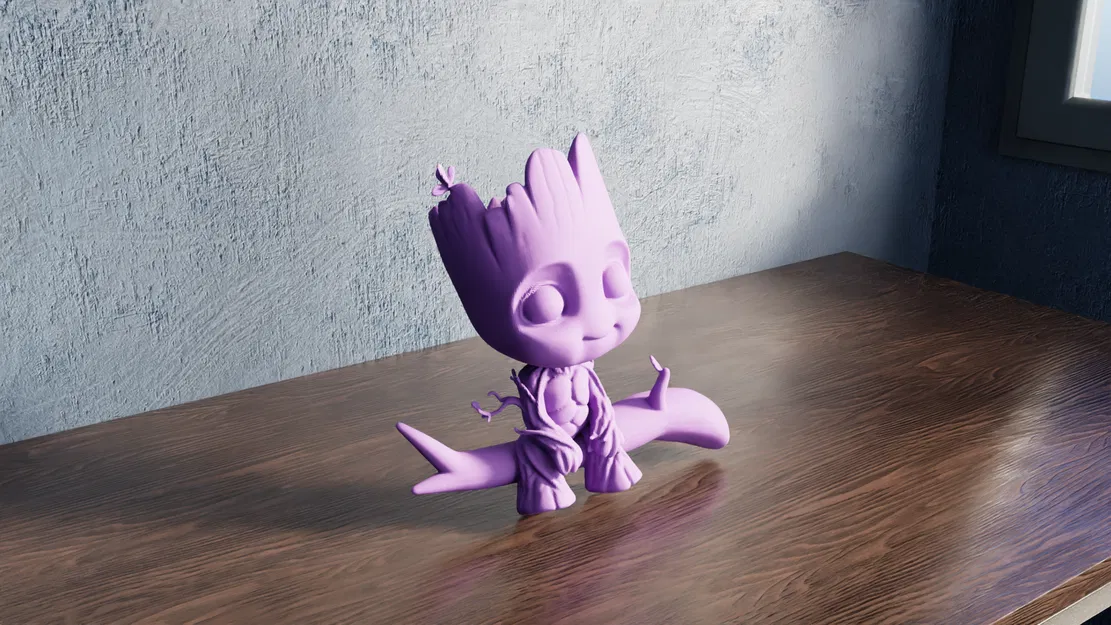 Groot trên Cành Cây – Người Khổng Lồ Hiền Lành - Image 1