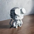 Chibi Hellboy – Mini Demon Hero (Bản In 3D STL) - Thumbnail 1