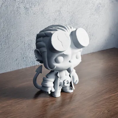 Chibi Hellboy – Mini Demon Hero (Bản In 3D STL)