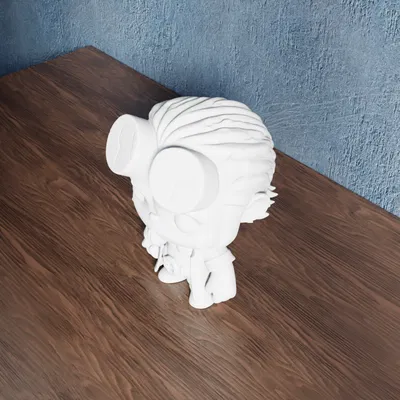 Chibi Hellboy – Mini Demon Hero (Bản In 3D STL)