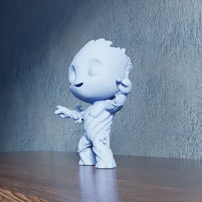 Chibi Baby Groot Hạnh Phúc – Tinh Linh Rừng Xanh Tươi Vui