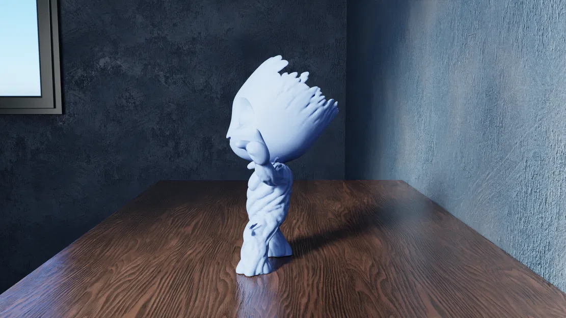 Chibi Baby Groot Hạnh Phúc – Tinh Linh Rừng Xanh Tươi Vui - Image 5