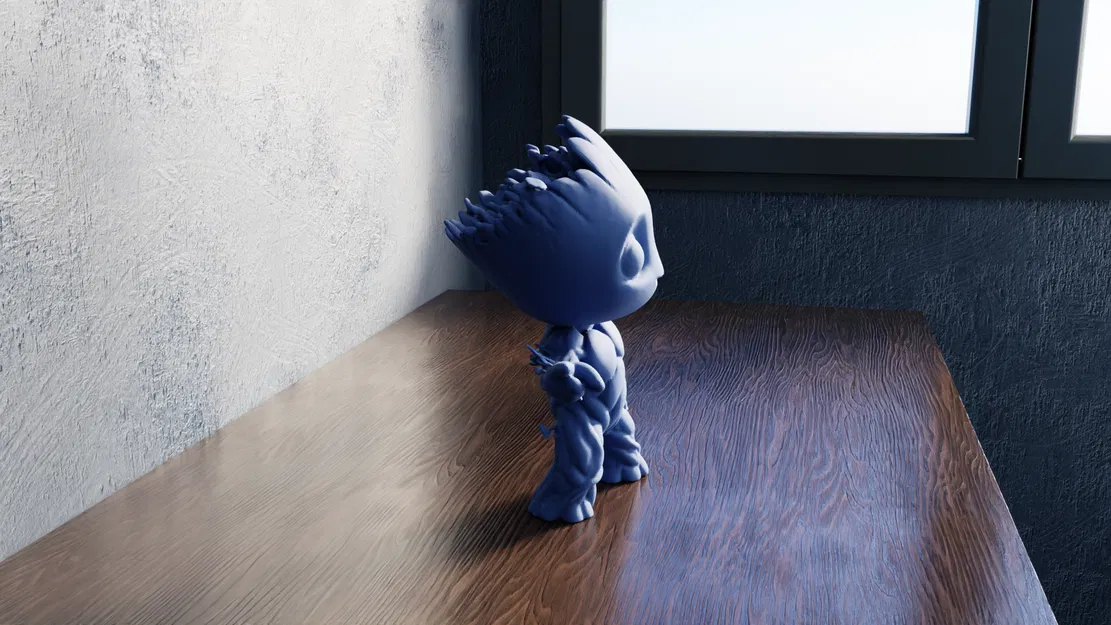 Chibi Baby Groot Hạnh Phúc – Tinh Linh Rừng Xanh Tươi Vui - Image 6