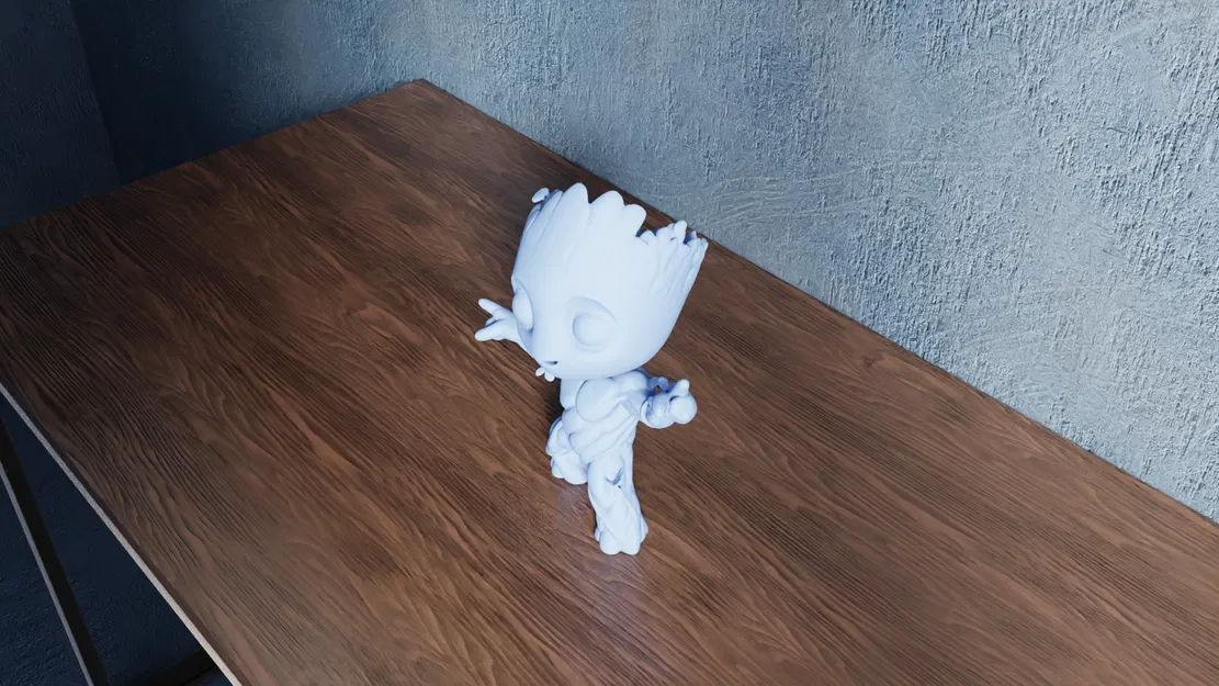 Chibi Baby Groot Hạnh Phúc – Tinh Linh Rừng Xanh Tươi Vui - Image 7