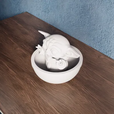 Mô Hình Chibi Baby Yoda