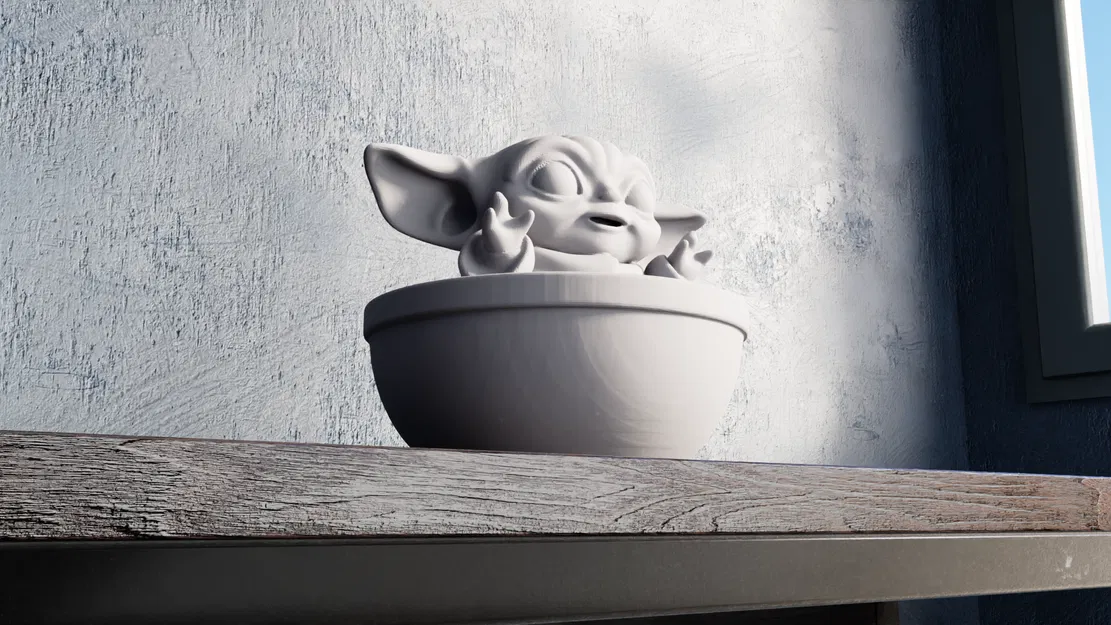 Mô Hình Chibi Baby Yoda - Image 4