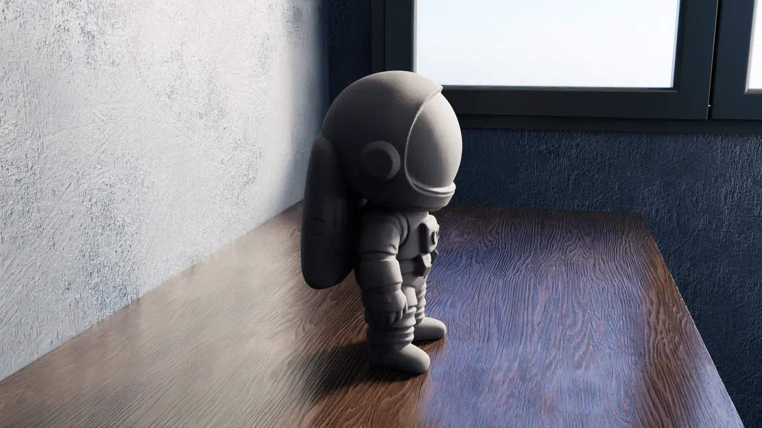 Phi Hành Gia Chibi – Nhà Thám Hiểm Vũ Trụ Cách Điệu Đứng - Image 2