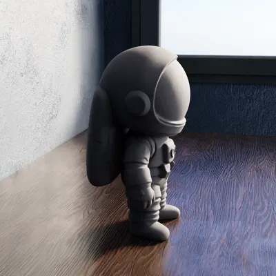 Phi Hành Gia Chibi – Nhà Thám Hiểm Vũ Trụ Cách Điệu Đứng