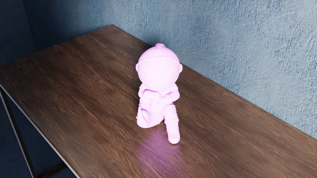 Chibi Phi Hành Gia – Tư Thế Cân Bằng Trên Trăng Lưỡi Liềm - Image 6