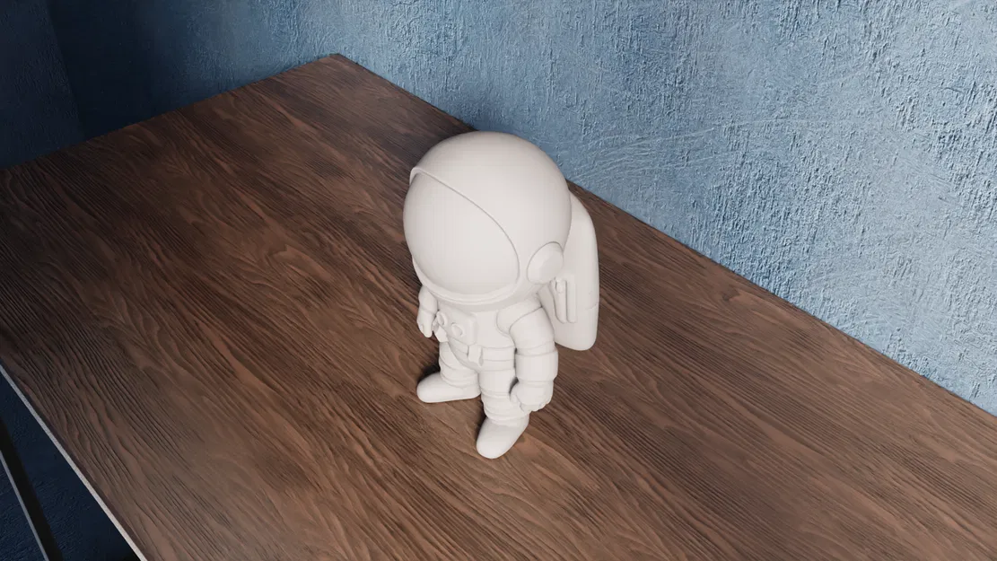 Phi Hành Gia Chibi – Nhà Thám Hiểm Vũ Trụ Cách Điệu Đứng - Image 4