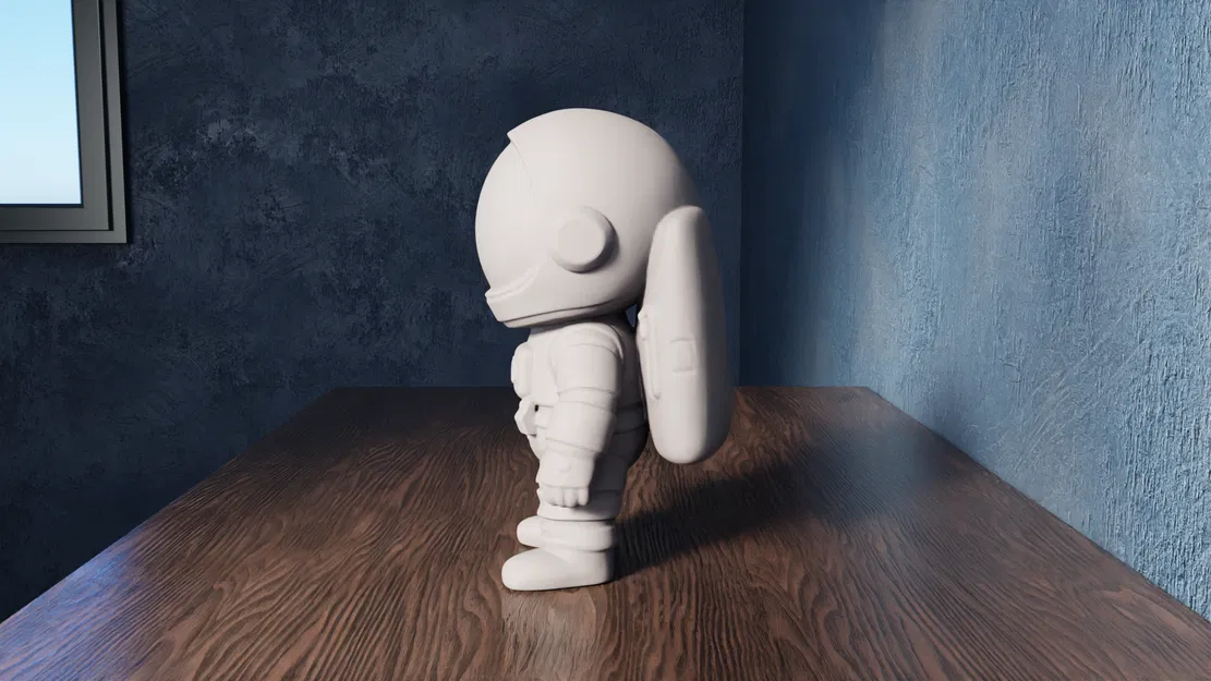 Phi Hành Gia Chibi – Nhà Thám Hiểm Vũ Trụ Cách Điệu Đứng - Image 5