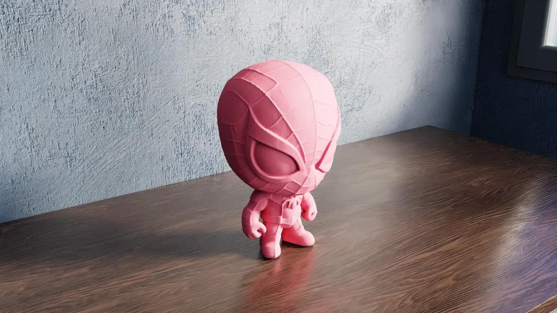 Spiderman Chibi – Người Hùng Marvel Phong Cách - Image 1