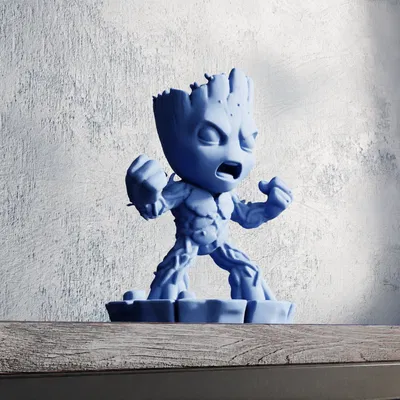 Angry Groot Chibi – Mô hình Marvel Dữ Dằn