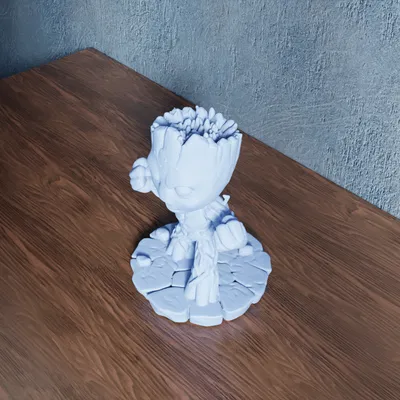 Angry Groot Chibi – Mô hình Marvel Dữ Dằn