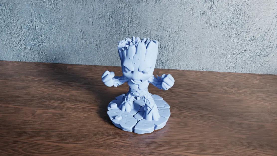 Angry Groot Chibi – Mô hình Marvel Dữ Dằn - Image 5