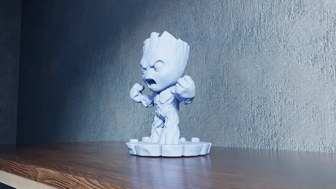 Angry Groot Chibi – Mô hình Marvel Dữ Dằn - Image 6