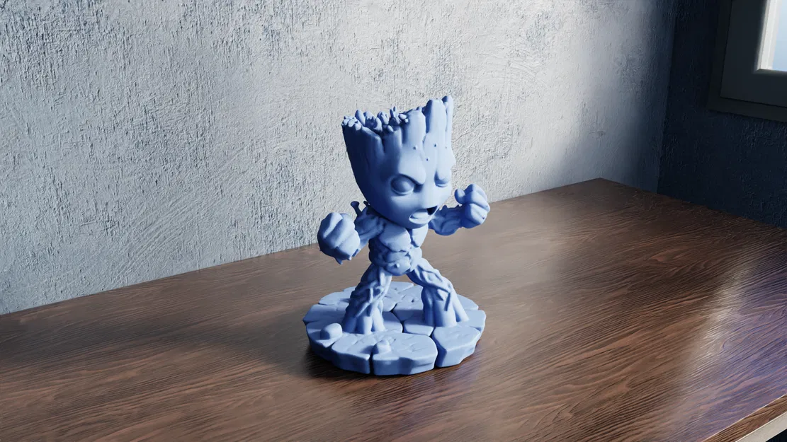 Angry Groot Chibi – Mô hình Marvel Dữ Dằn - Image 7