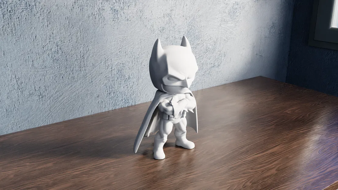 Batman Chibi Giận Dữ – Hiệp Sĩ Bóng Đêm Dữ Tợn - Image 1