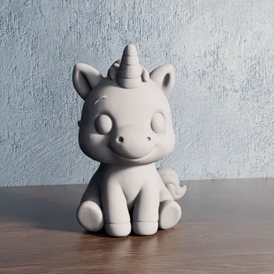 Mô hình Chibi Unicorn đáng yêu