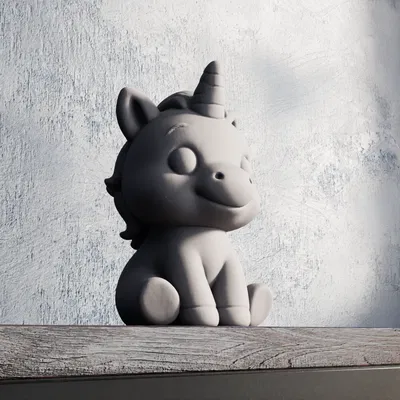 Mô hình Chibi Unicorn đáng yêu