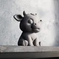 Chibi Cow - Mô hình 3D Dễ thương - Thumbnail 2