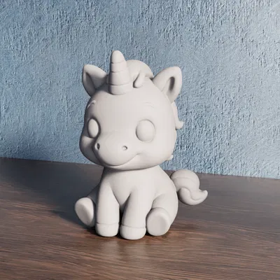 Mô hình Chibi Unicorn đáng yêu