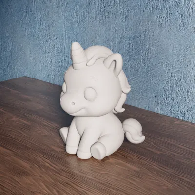 Mô hình Chibi Unicorn đáng yêu