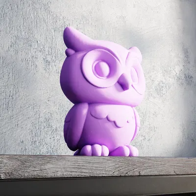 Chibi Owl - Mô hình in 3D